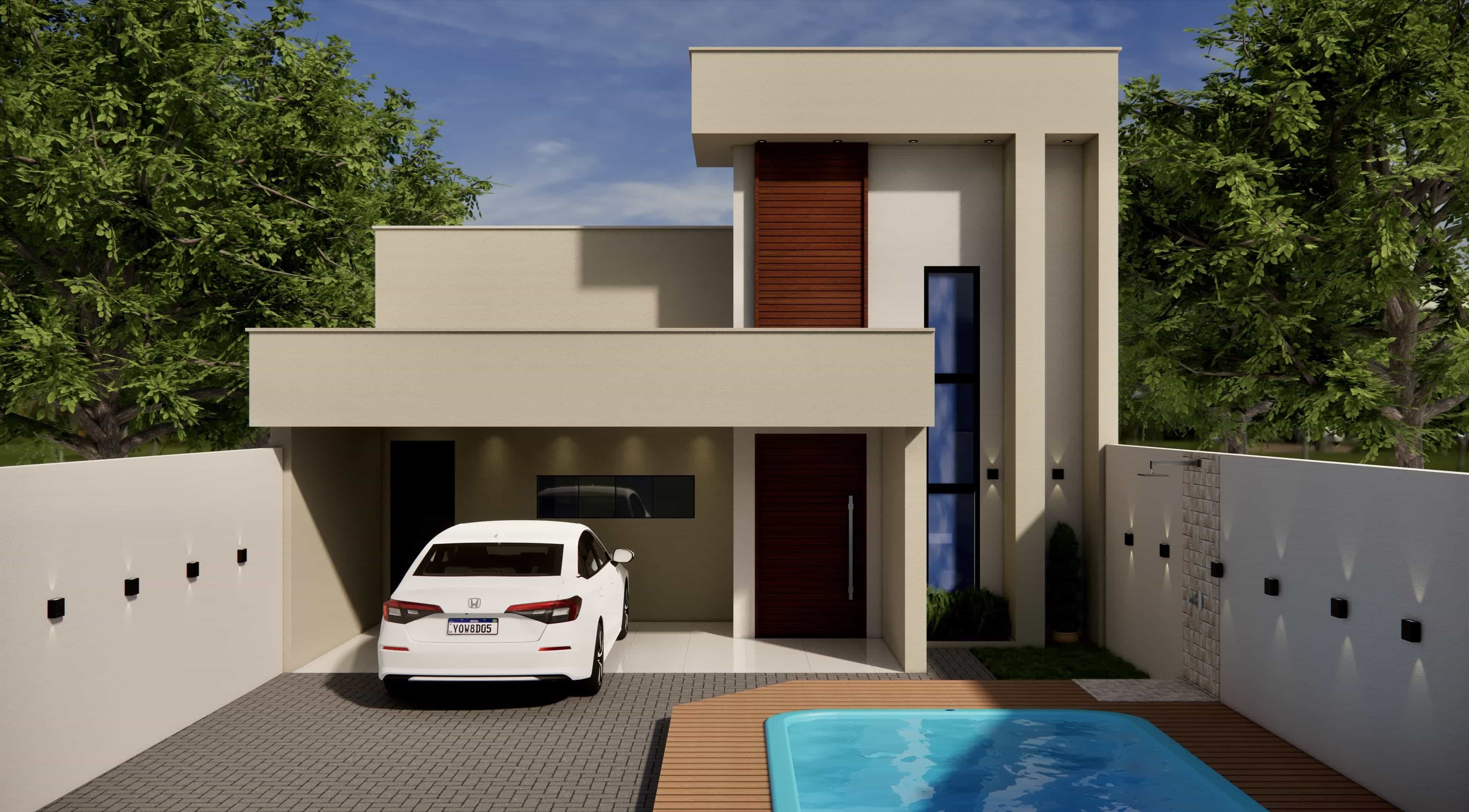 Casa com piscina